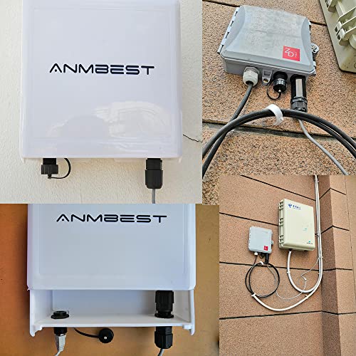 Anmbest 5Pcs M22Z Shielded Rj45 Waterproof Cat5/5E/6 8P8C Connector Ip67 Ethernet Lan Cable Connector Double Head Outdoor Lan Coupler Adapter Female To Female #TOP5