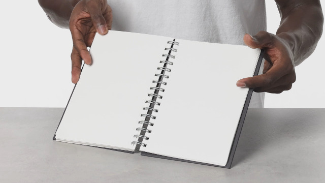 Cuaderno Dibujo Cuaderno De Bocetos A5, Cuaderno De Dibujo De 200 G/m², Papel Blanco En Blanco, Encuadernado En Bloc De Dibujo