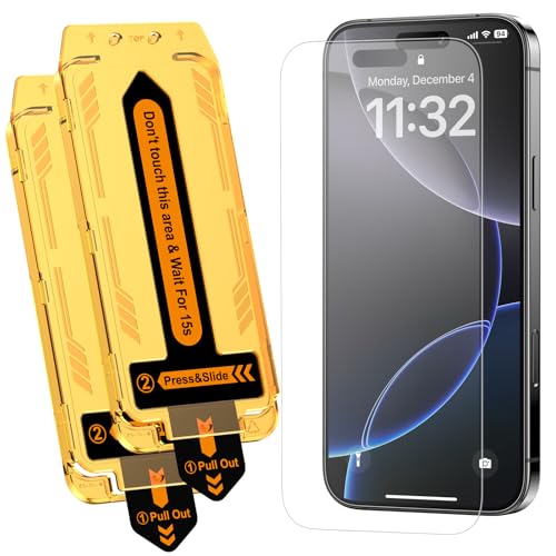 Protection écran Verre Trempé Mat Anti-espion Pour IPhone 17 Pro Max - Lot De 2 - Anti-reflets, Anti-traces - Installation Facile - 9