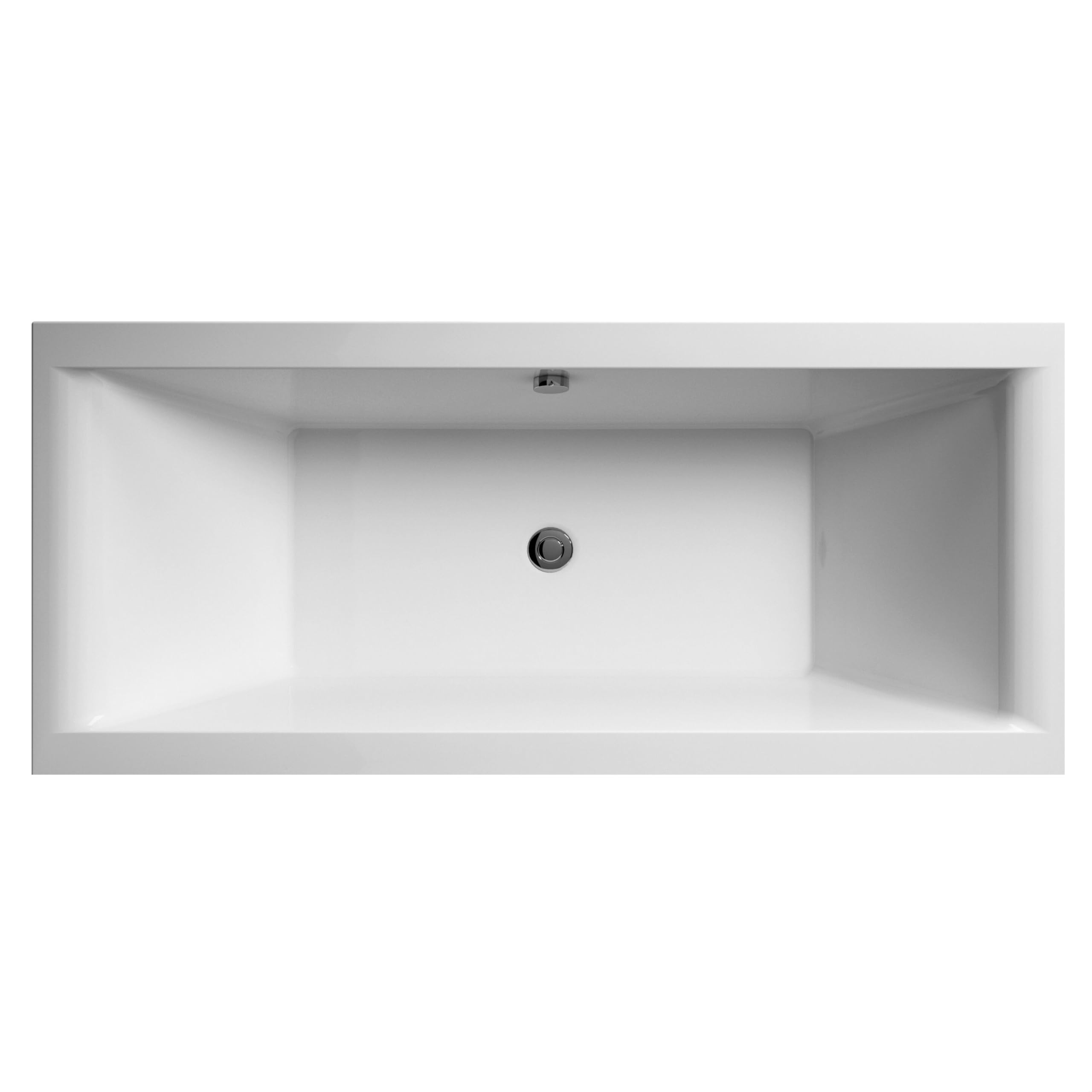 Balterley Double Ended Straight Shower Bath 1700mm x 700mm White