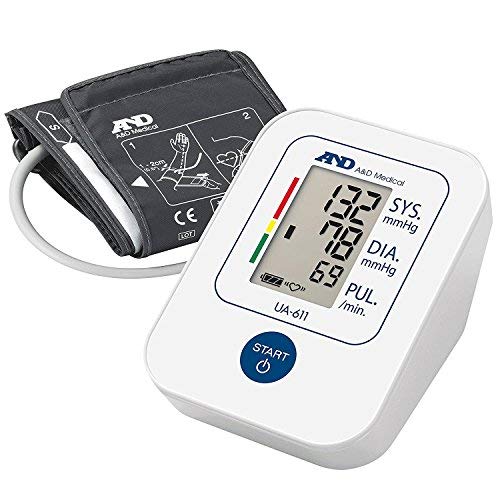 A&D Upper Arm Fully Automatic Blood Pressure Monitor, Clinically Validated, Irregular Heart Beat Detection (White) A&D Upper Arm Fully Automatic Blood Pressure Monitor, Clinically Validated, Irregular Heart Beat Detection (White)