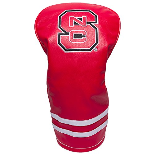 Team Golf NCAA NC State Wolfpack Vintage Driver Head Cover Vintage Driver Golf Club Headcover, Form Fitting Design, Retro Design & Superb Embroidery