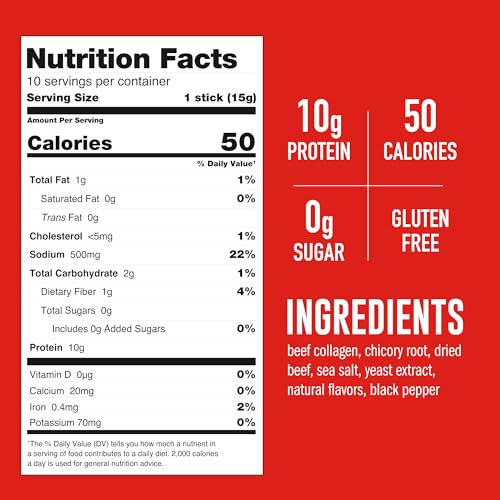 Image of LonoLife Beef Bone Broth Powder Mix | Grass-Fed, 10g Protein | Collagen-Rich, Keto & Paleo Friendly | Natural Ingredients | 10 Portable Stick Pack Servings (Pack of 3)