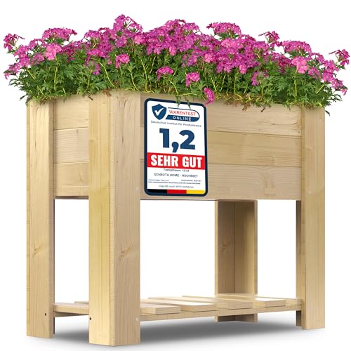 Schroth Home Hochbeet Compact Bausatz 80 x 80x 40 cm [Schutz vor...