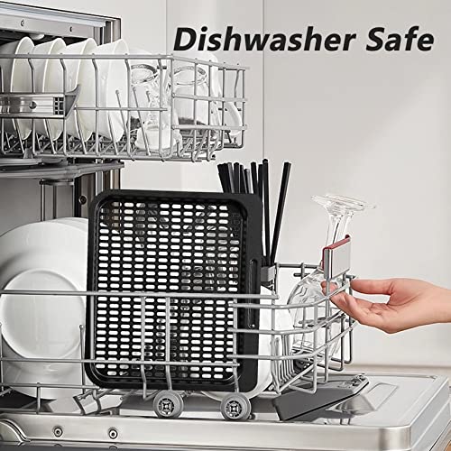 Cooking Tray, 2Pcs Removable Air Fryer Grill Rack, Air Fryer Mesh Shelf Rack, Carbon Steel Cooking Trays Replacement For Air Fryer Accessories #TOP4