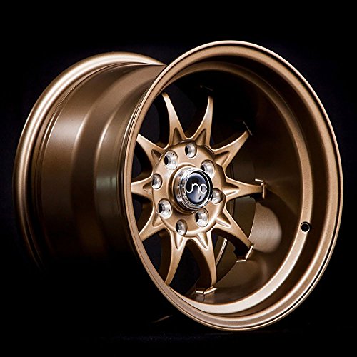 JNC Wheels - 15 JNC003 Matte Bronze Rim - 4x100/4x114.3-15x8 inch (1 Single Wheel Only) JNC Wheels - 15" JNC003 Matte Bronze Rim - 4x100/4x114.3-15x8 inch (1 Single Wheel Only)