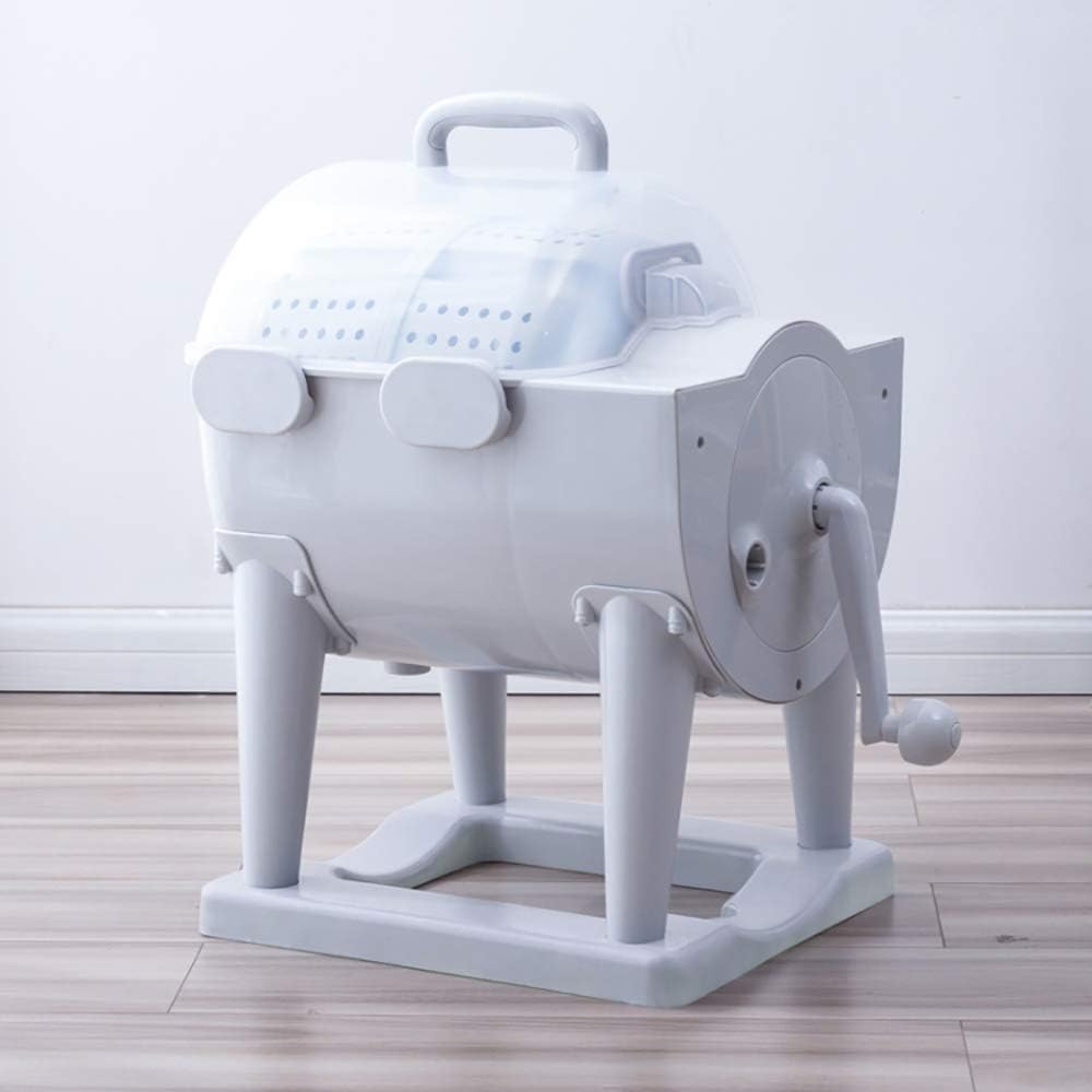 LK-HOME Lavatrice Manuale Portatile, Lavatrice A Manovella Non Elettrica E Centrifuga Design Compatto per Appartamenti, Hotel, Dormitori, Dormitori da Campeggio LK-HOME Lavatrice Manuale Portatile, Lavatrice A Manovella Non Elettrica E Centrifuga Design Compatto per Appartamenti, Hotel, Dormitori, Dormitori da Campeggio