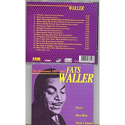 Fats Waller The Pianoman 1934 - 1937