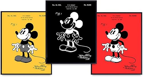 Patent print - Mouse Home Decor - Original 8x10 UNFRAMED Vintage Wall Art - Unique Gift For World Fans - decoration, Poster, Wall Decor for Boy,