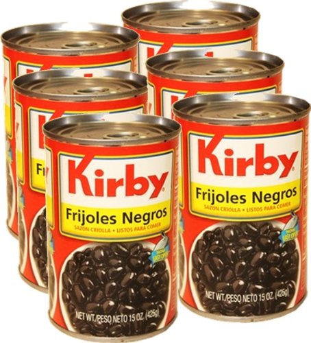 Kirby Black Beans. Cuban Style 6 cans, 15 oz each