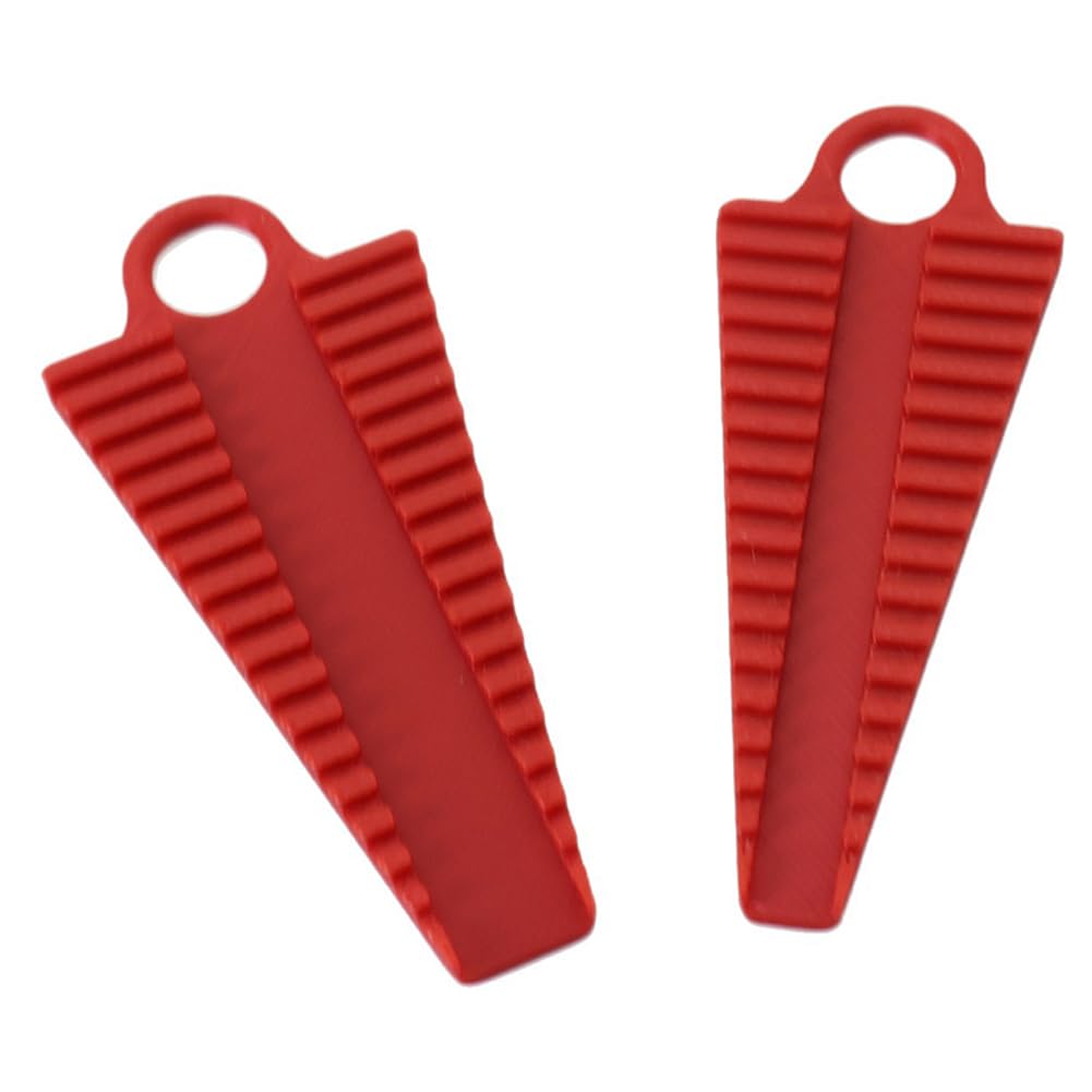 Generic 2Pcs Resistor Bending Tool 100mm Bender Carbon Resistor Form (Red)