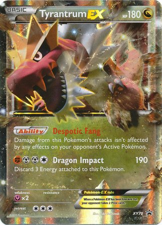 Pokemon - Tyrantrum-EX (XY70) - XY Black Star Promos - Holo