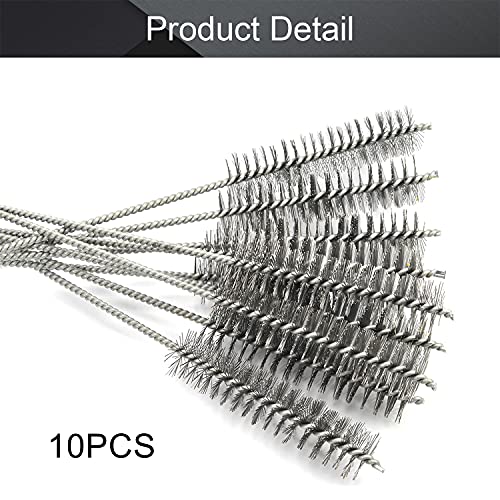 Image of Steel Wire Tube Brush, 1.0-inch Diameter, 12-inch Length,10pcs