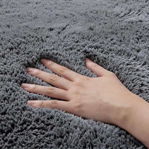 Tapis de salon élégant à poils longs design moderne pour intérieur raffiné