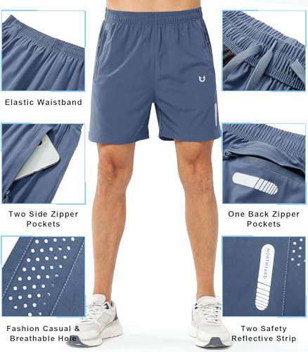 Image of NORTHYARD Men's Athletic Running Shorts Quick Dry Workout Shorts 7 inch / 5 inch / 9 inch Lightweight Sports Gym Basketball Shorts Hiking