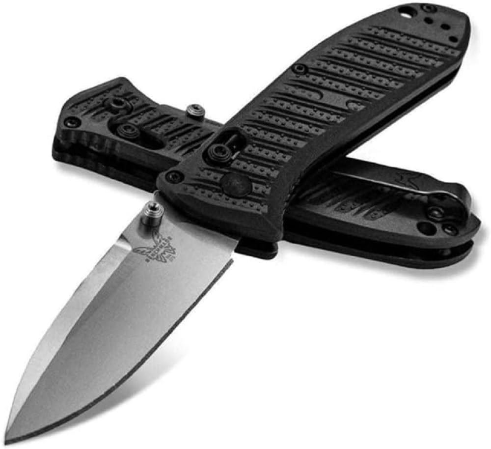 Mini Presidio II Tactical, Every Day Knife, Drop-Point Blade with Black CF Elite Handle (575-1)