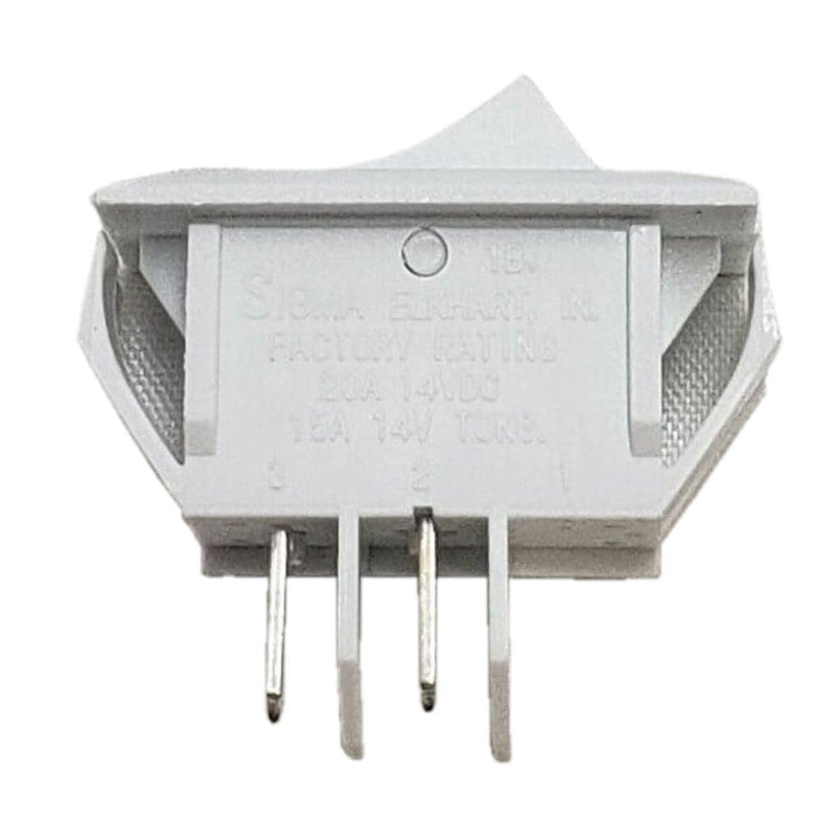 Creative Products Group Labeled ON/Off Switch Single Pole Single Throw, White