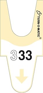 Akcesoria Meto Turn-O-Matic, oryginalne bilety T90 3D z numerami ciągłymi, Made in Germany, 6 rolek x 4000 biletów, łącznie: 24 000 biletów, żółte