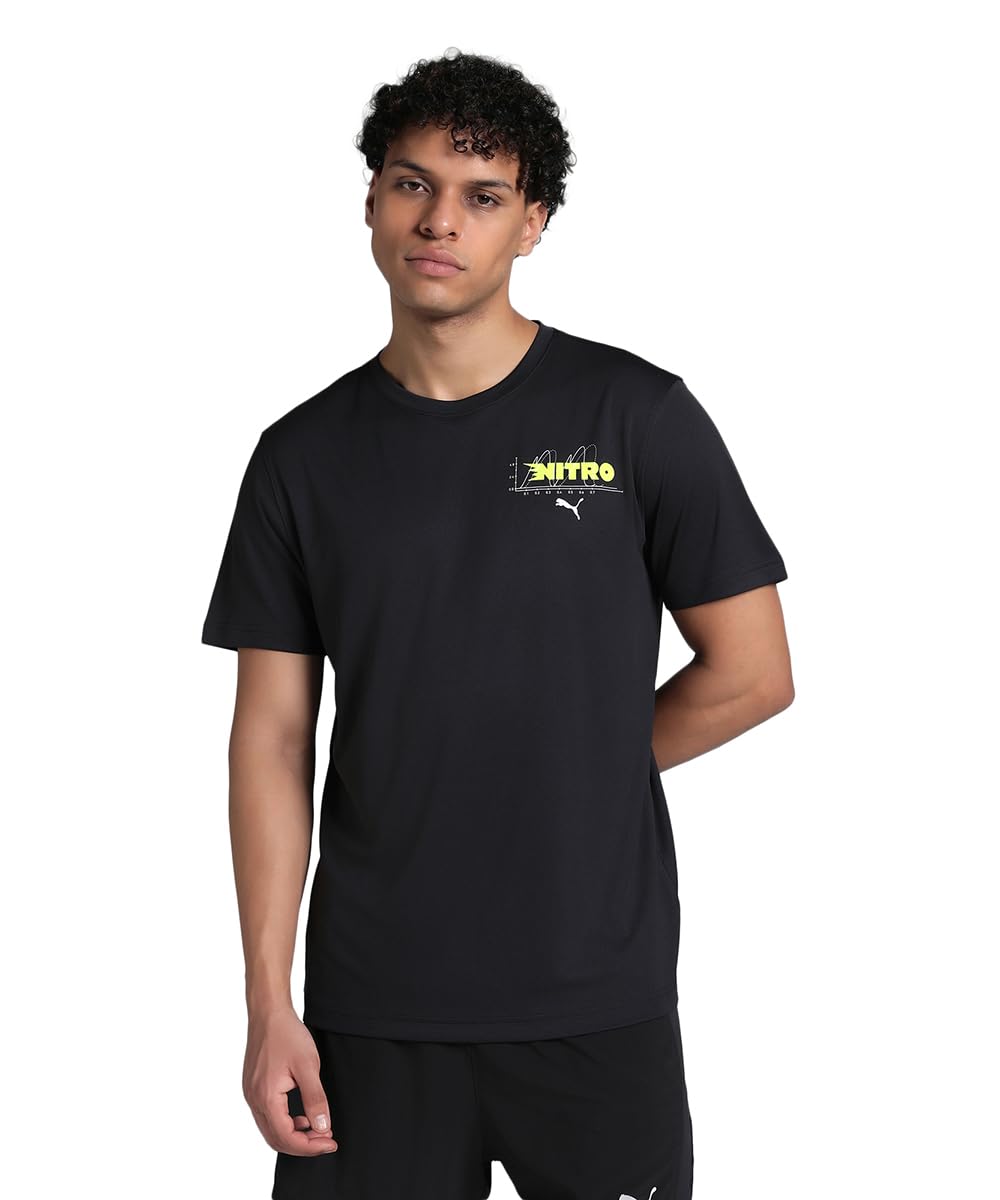 Men, GRAPHICS RUNNING NITRO TEE M, Black - L (52656201)-image-4