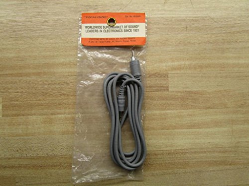 Cable de audio blindado Radio Shack 6 pies miniatura 1