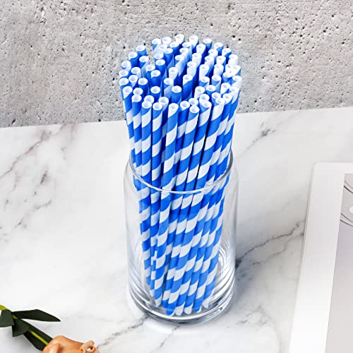 Pitillos biodegradables de papel 7.75" 100 unidades miniatura 3