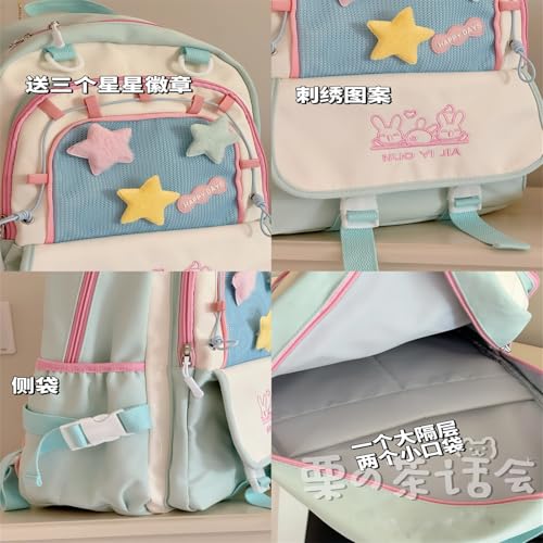 Cartable backpack de lycée de grande capacité pour élèves du secondaire - 7
