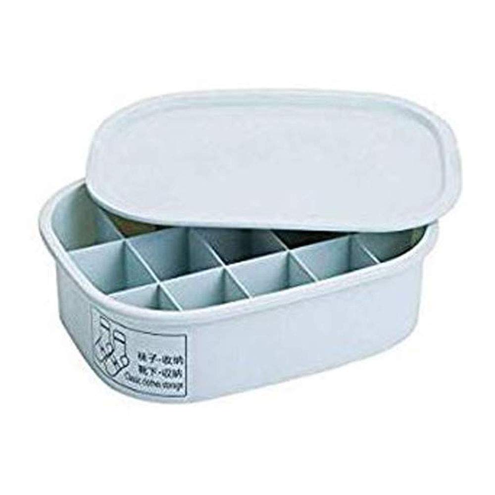 Agudo socks storage box plastic,15 grid underwear innerwear socks