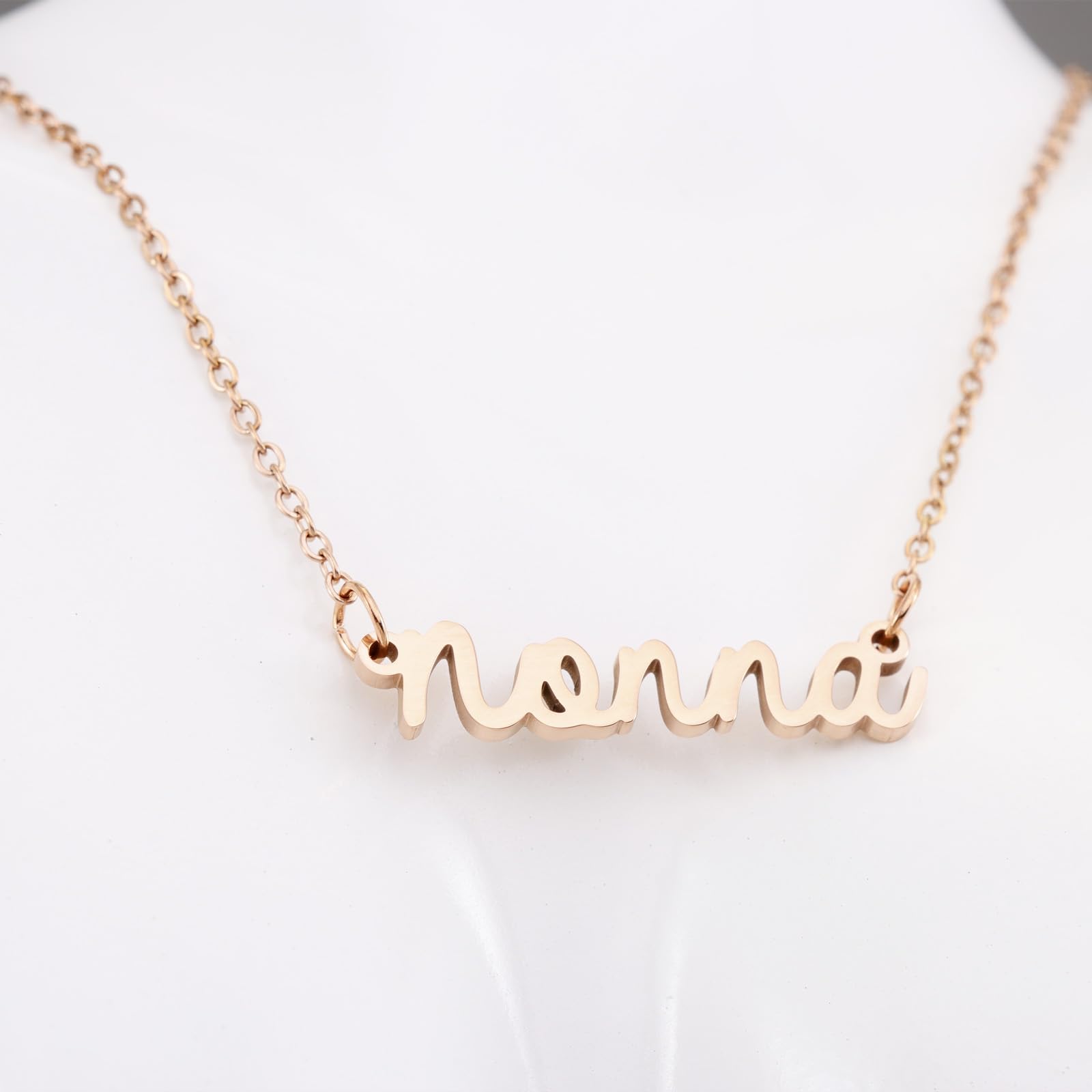 Gift for Nonna Necklace Women from Grandkids Best Birthday Jewelry Nonna Necklace