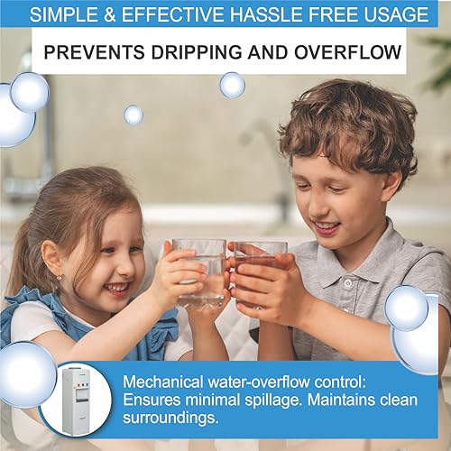 Image of Rockwell Water Dispenser with Refrigerator, Xtra Pure R-G, Hot, Cold & Normal, Low Power Consumption, Grey
