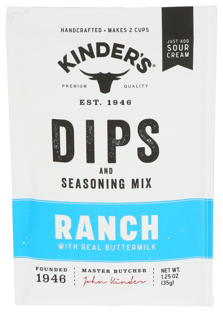 Kinders Mixed Dip Ranch Seasoning 1.25 oz (Pack of 15)