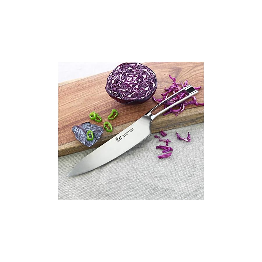 Cangshan-TN1-Series-1020007-Swedish-14C28N-Steel-Forged-Chef-Knife-8-Inch Cangshan TN1 Series 1020007 Swedish 14C28N Steel Forged Chef Knife, 8-Inch