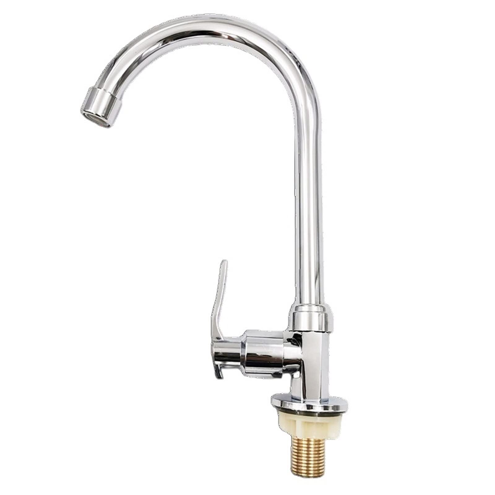 Robinet de cuisine 1/2 eau froide : la solution anti-fuite en alliage pour évier de buanderie