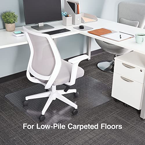 Staples 20229-CC 36 X 48 Chair Mat W/Lip For Low Pile Carpet thumb #2