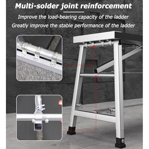 Échafaudage pliable portable et escabeau réglable pour établi - 6