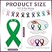VitalCozy 10 Pcs Ribbon Awareness Banner 13.1 ft Ribbon Garland Cancer Awareness Decor Cancer Free Decorations for Society Events Groups Fundraisers Party Supplies (Multicolor)