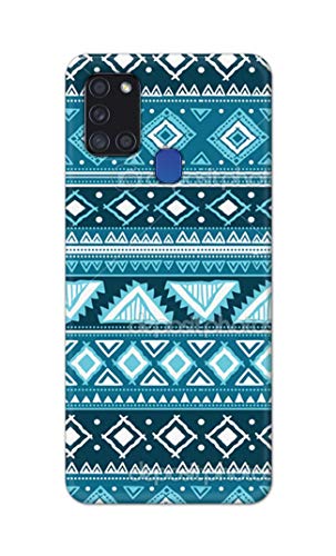 Image of PRINTFIDAA Coloured Tribal Pattern Hard Back Cover for Samsung Galaxy A21S, SM-A217F / DS, SM-A217M / DS, SM-A217F / DSN Back Cover -(P6) KAT1008