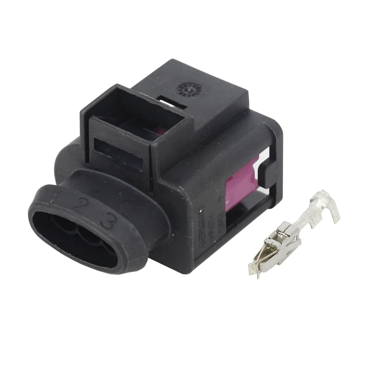 3 Pin Black 4D0971993 Car Plug Wire Harness Connector Terminal Connector DJ7037B-3.5-21(10 Sets)