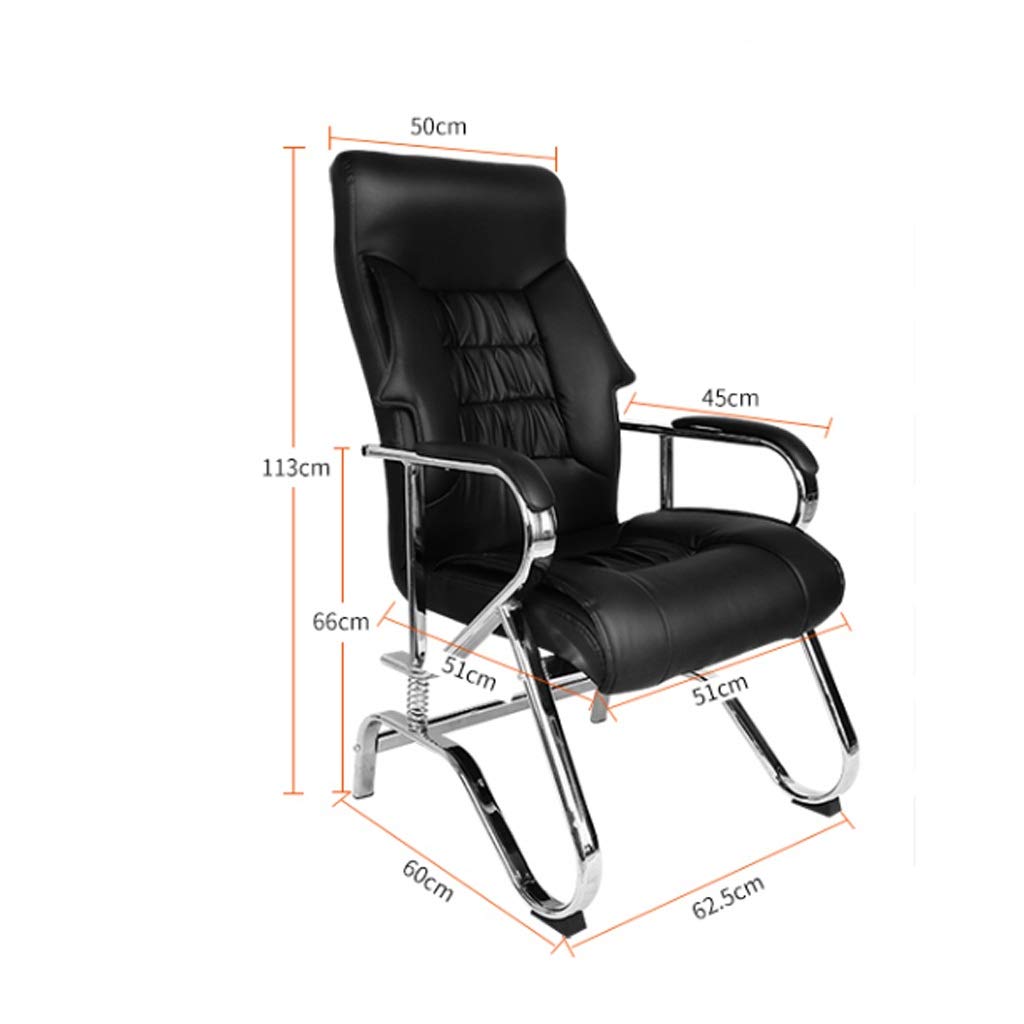 Sedia da Ufficio Sedia da Azienda a Forma di Arco Sedia da scrivania con Supporto per Lo Schienale Forniture per Ufficio Durevole