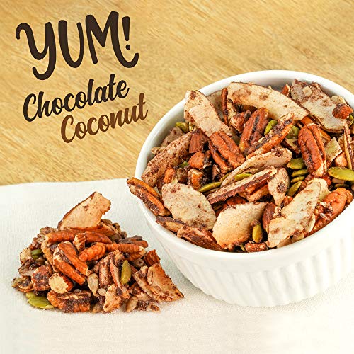 The Granola Bakery Keto Granola | Low Carb Keto Cereal | 1g Net Carb | Low Sugar, Keto Nut Granola | Small Batch, Hand Crafted | Chocolate Coconut, 11 Ounces