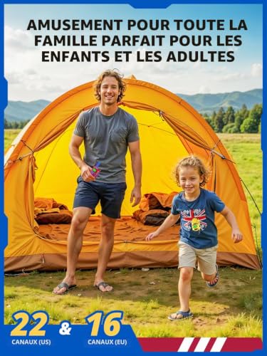 Inspireyes Talkie-Walkie Rechargeable Enfant,Cadeau Garçon Fille,Lot de 2 – vue 5