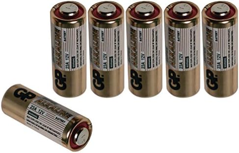 6 GP 12V Alkaline Batteries Size 23AE Package