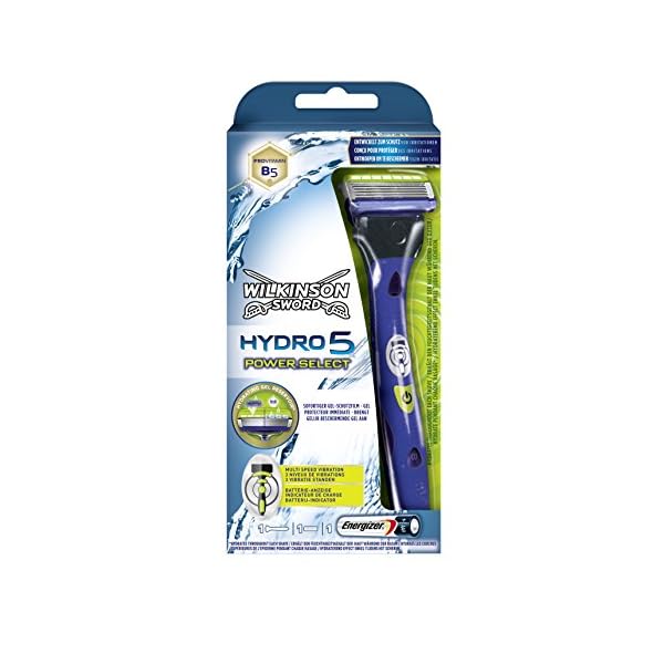 Wilkinson Sword Hydro 5 Power Select Herren Rasierer mit 1 Rasierklinge, 1 St