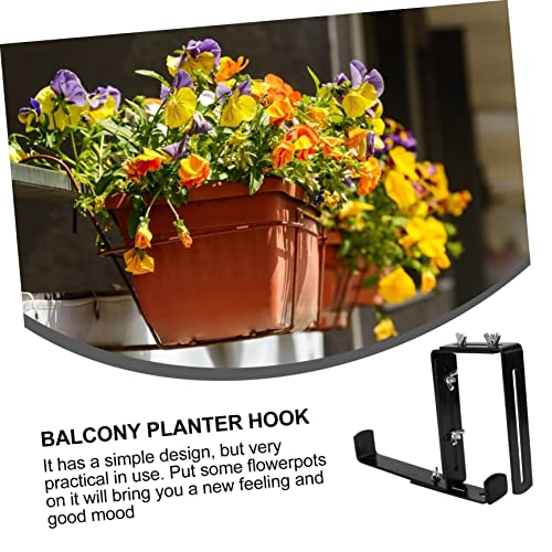 Support pot de fleur extérieur pour aménager un balcon fleuri - 7
