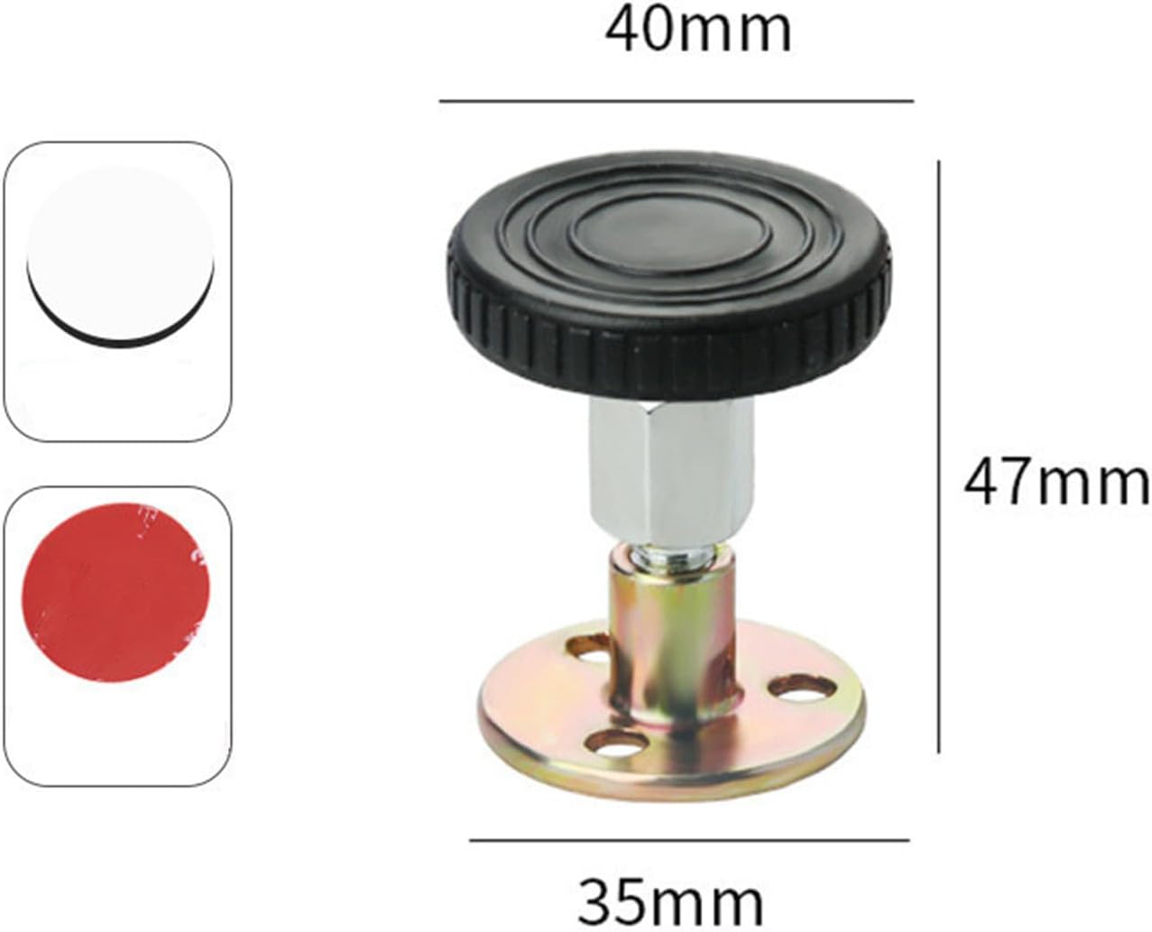 DAGIJIRD 4X Bed Frame Anti-Shake Tool Headboard Stoppers Fixer Adjustable Threaded Bed Frame Anti-Shake Tool