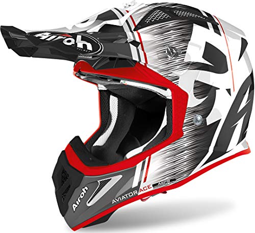 Airoh Motocross-Helm Aviator Ace Rot Gr. M