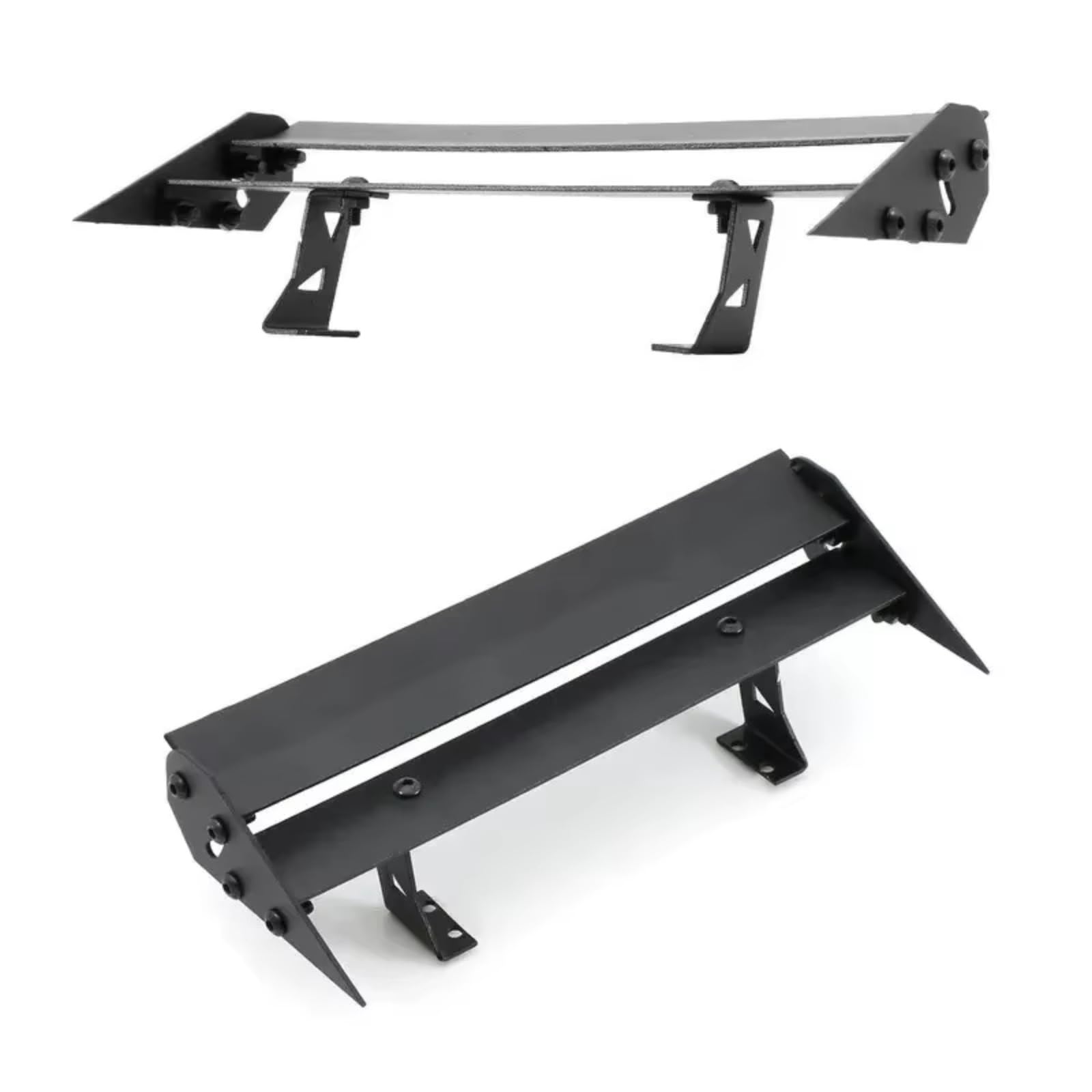 Para Tamiya Para TT01 Para TT02 XV 01 PTG2 Para HSP 94123 FW06 Para Sakura 1/10 Alerón Trasero Metálico Piezas Accesorios Coches RC Accesorios coches RC
