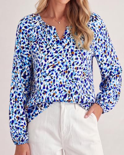 Dressy Casual V Neck Blouses - image 2