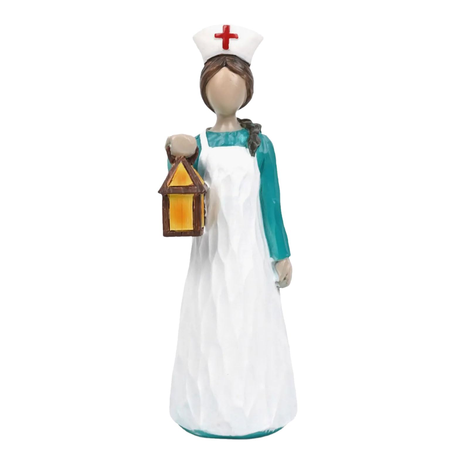 Laiousn C Artisti Nurse Statue With Lamp Heart Symbol For Healthcares Appreciation Thanksgiving Nurses Day Gift Nurses Day Gift Figurine