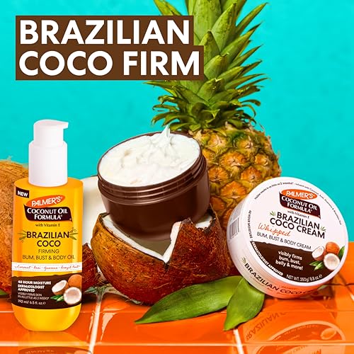 Palmer's Brazilian Cocoa Firming Body Oil, Coconut Oil Formula (6.5 Fl Oz) - image 6