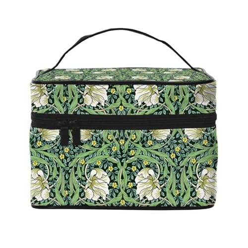 ウィリアムモリス 花柄 アニメ 化粧ポーチ コスメポーチ 大容量 メイクポーチ トラベルポーチ コスメ収納 小物入れ 洗面用具入れ 旅行グッズ 出張先 多機能的 超軽量 グッズ キャラクター 人気 プレゼント